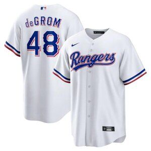 48 Jacob deGrom White Stitched Jersey